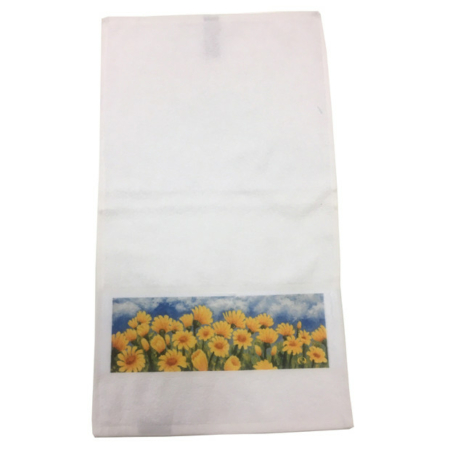 Handduk - Gula blommor