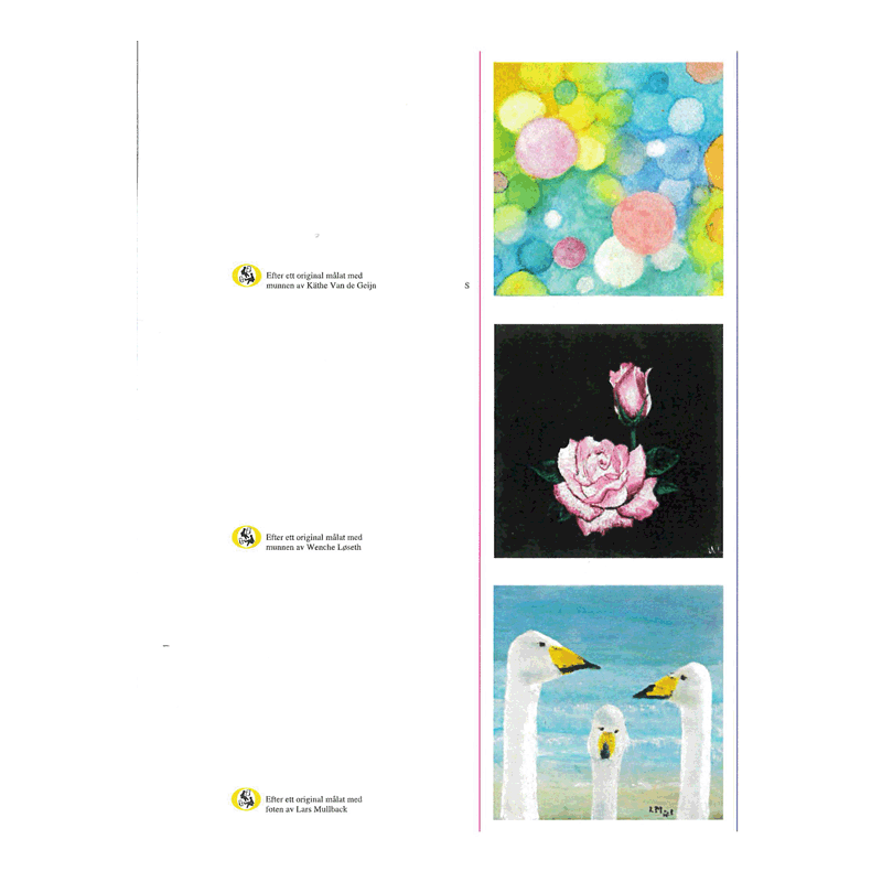 Gåvokort, karta om 3 st, 2024