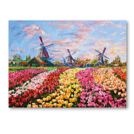 Pussel - Tulpanfält- 1 000 bitar